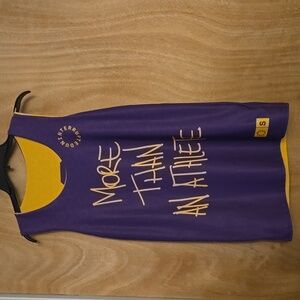 Uninterrupted, More Than An Athlete, Kobe & LeBron Purple & Yellow Jersey.